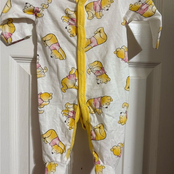 Newborn Winnie the Pooh Footed Romper - Picture 3 of 7